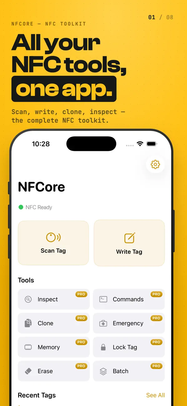 NFCore — screen