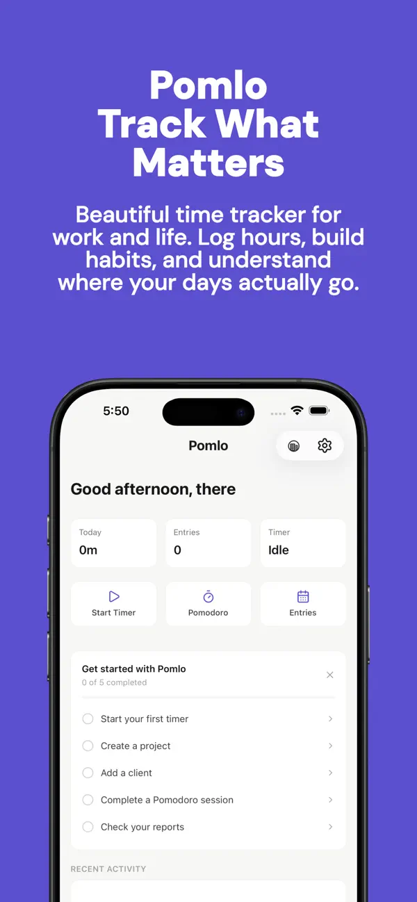 Pomlo — screen