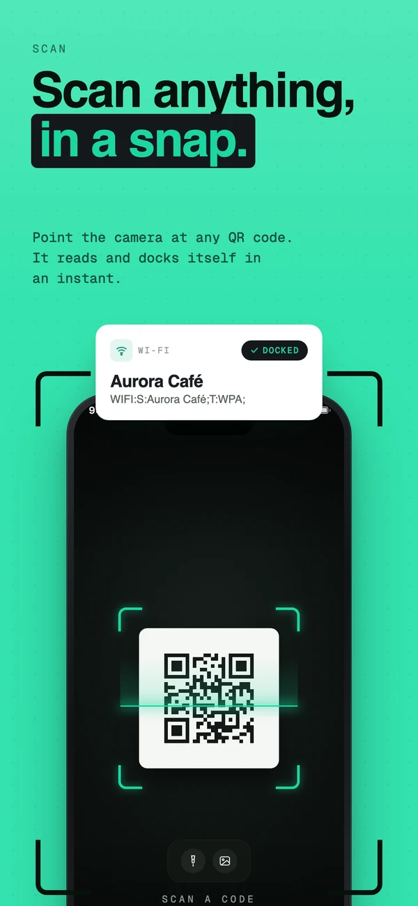 QRDock — screen