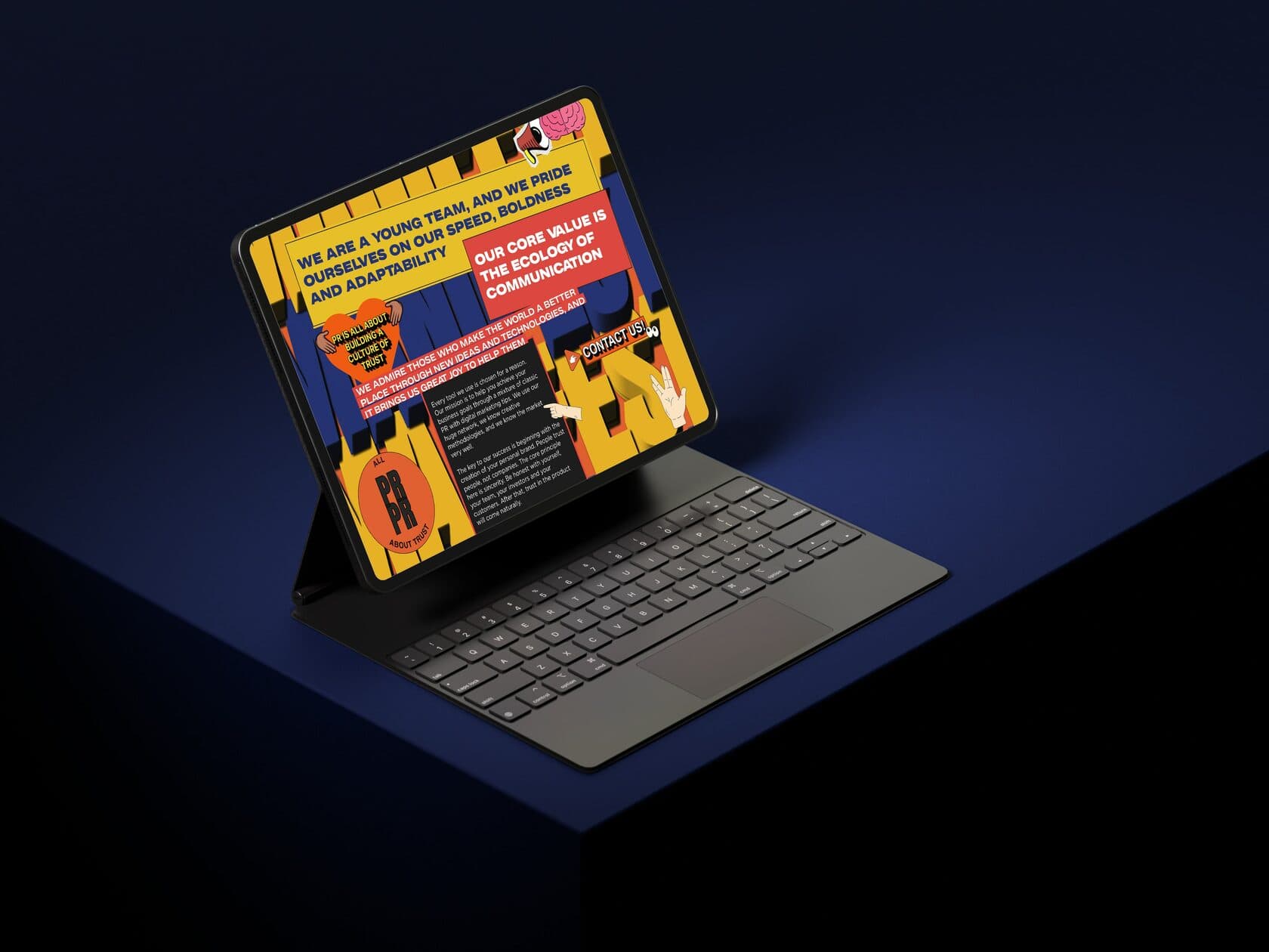 Trust PR Agency project visual