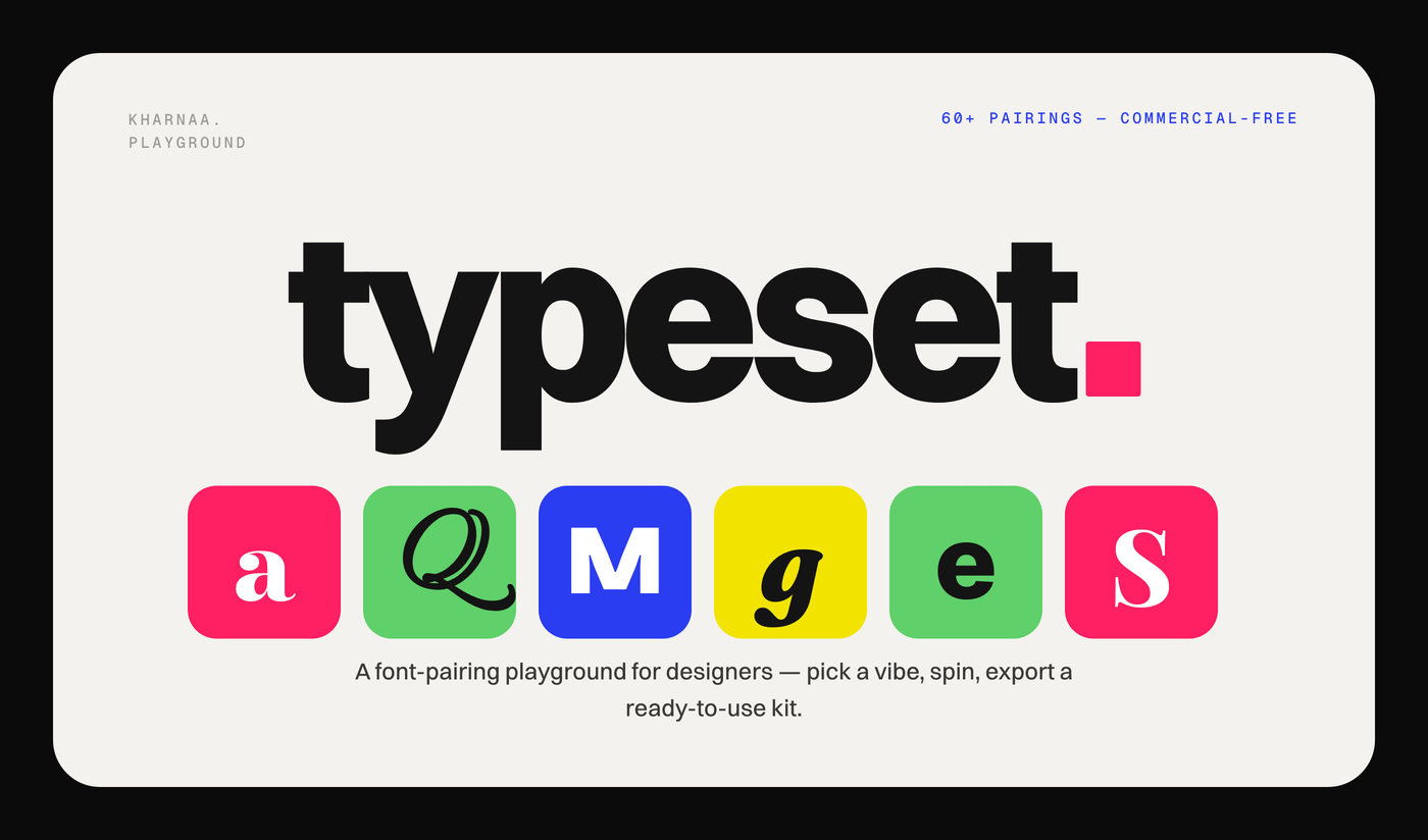 Typeset — cover